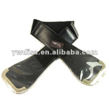 Fashion Women's Black Elastic And Real Leather Belts
